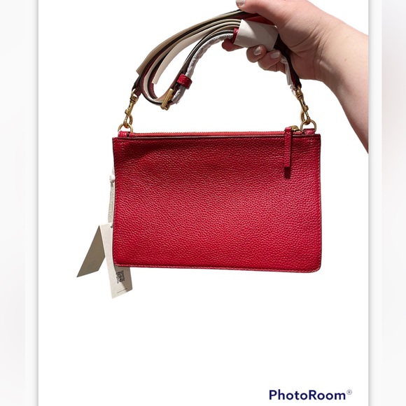 Tory Burch Bags Tory Burch Blake Double Zip Slim Crossbody Tory Red